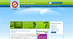 Desktop Screenshot of celiaco.org.ar