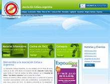 Tablet Screenshot of celiaco.org.ar